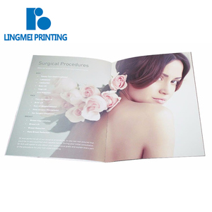 2018 fashion design full color custom table coffee reading book folder / catalog / brochure
