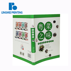 Book printing service family lamination art paper food menu cooking book recipe printing