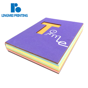 Manufacturer printing custom chromatic color school office exercise notebook