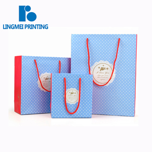 China Factory produce OEM Fashionable shopping paper bag fancy colorful custom paper gift bag